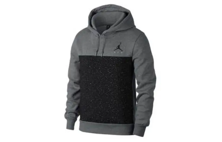 Jordan Sweatshirts Men's Gray Hooded Moderate Other
