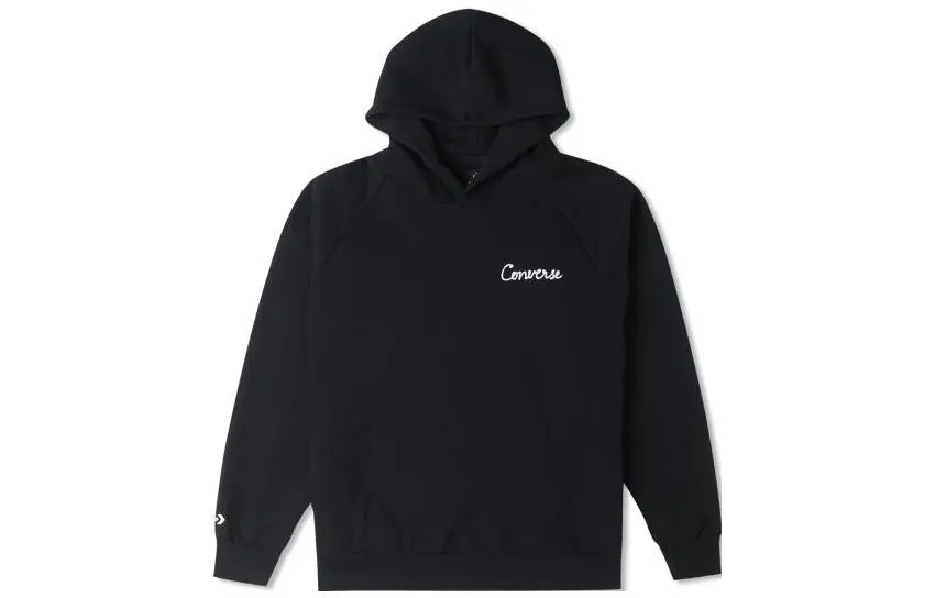 Converse Sweatshirts Men's Black Hooded Moderate Regular