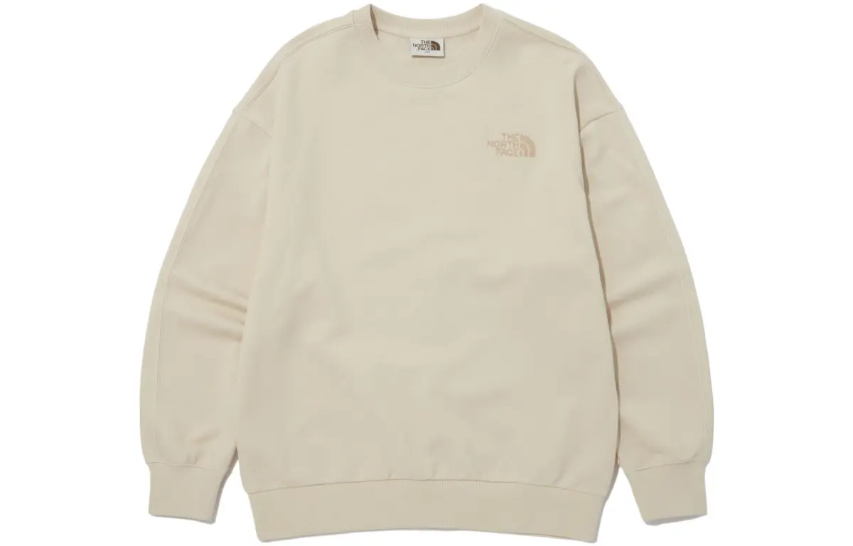 THE NORTH FACE Sweatshirts Men's Beige Crew Neck Moderate Other