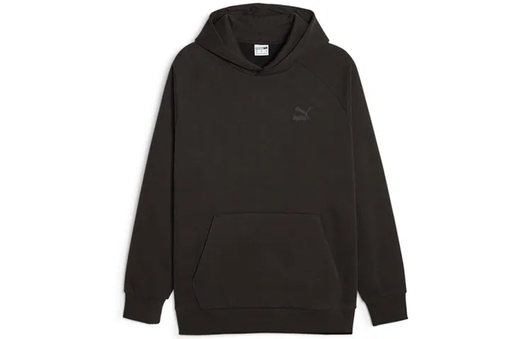PUMA Sweatshirts Men's Black Hooded Moderate Other