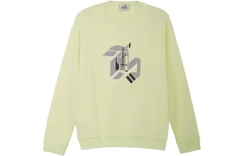 HERMES Sweatshirt Men's Lemon Green
