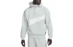 Nike Sweatshirts Men's Light Gray Hooded Moderate Regular