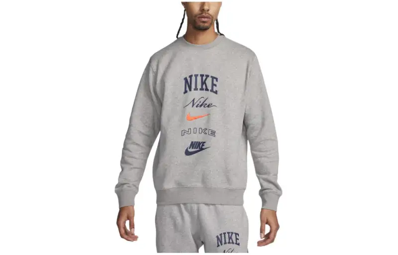 Nike Club Fleece Sweatshirt Men's Gray