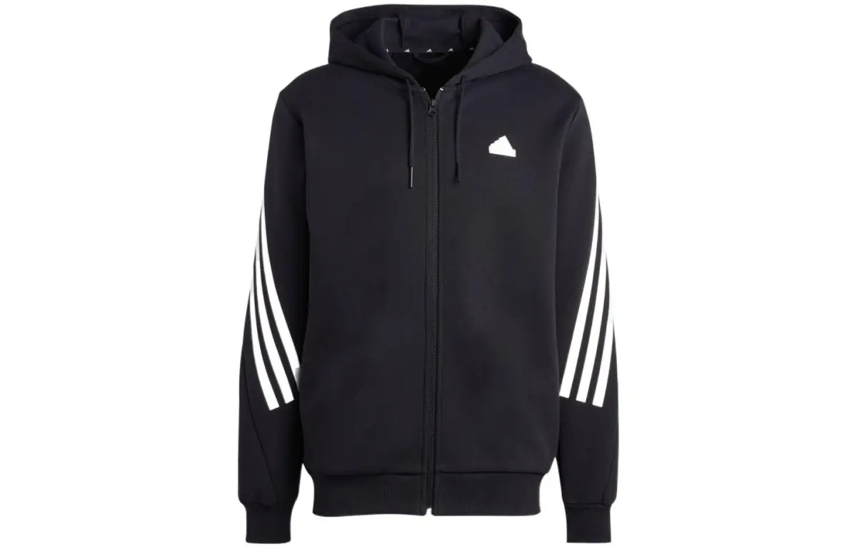 Adidas Sweatshirts Men's Black Hooded (Non-detachable) Moderate