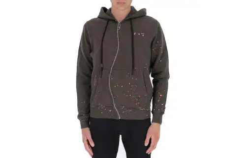 OFF WHITE Sweatshirt, Regular Fit Men's Brown