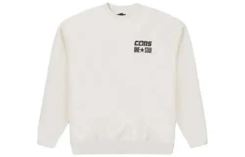 Converse Cons One Star Sweatshirt Unisex Milk White
