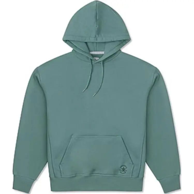 Converse Gold Standard Loose Fit Pullover Hoodie Sweatshirt Unisex Green