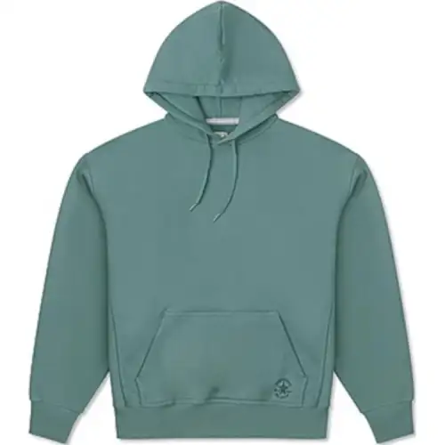 Converse Gold Standard Loose Fit Pullover Hoodie Sweatshirt Unisex Green