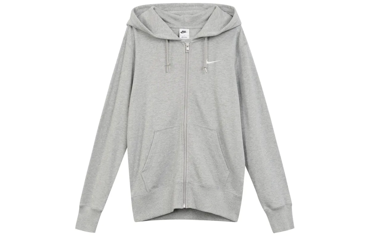 Nike Sweatshirts Men's Gray Hooded (Non-detachable) Moderate