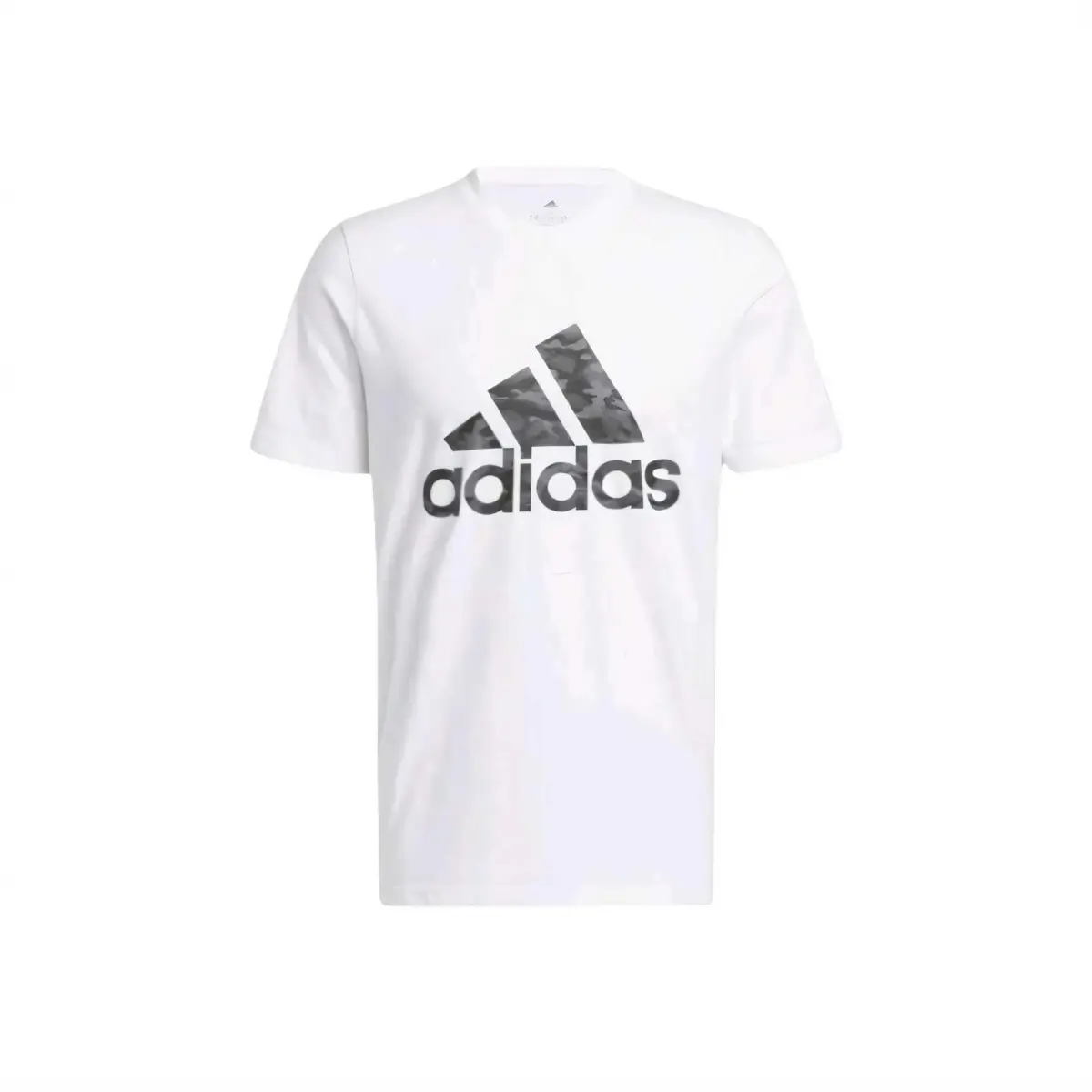Adidas T-Shirts Men's White Crew Neck Moderate