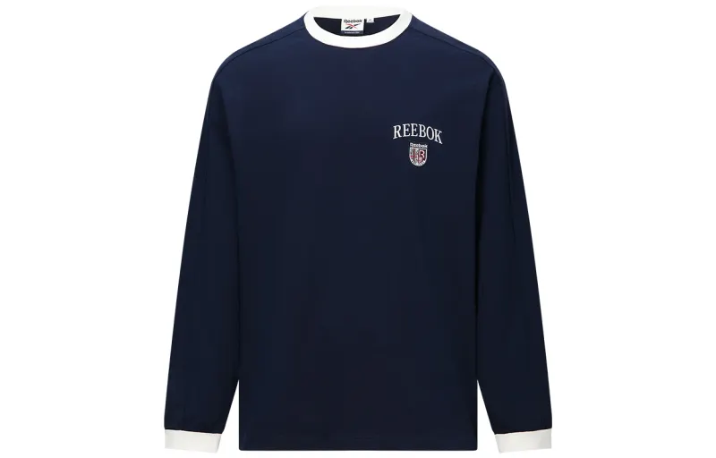 Reebok T Shirt Unisex Navy Blue