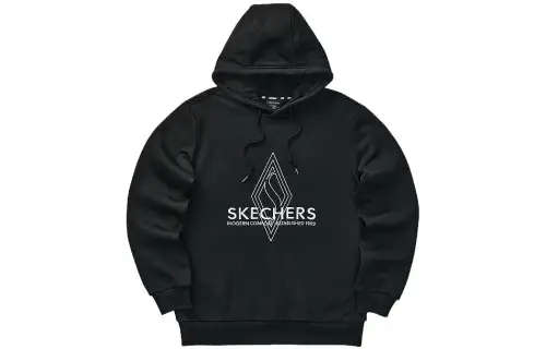 Skechers Sweatshirts Unisex Carbon Black/0018 Hooded Moderate Regular
