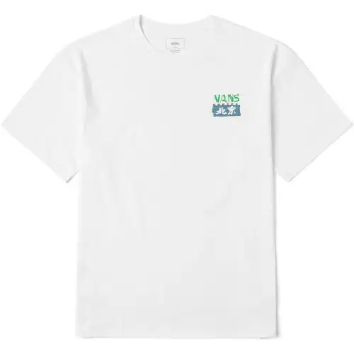 Vans T Shirts Unisex White Crew Neck Moderate