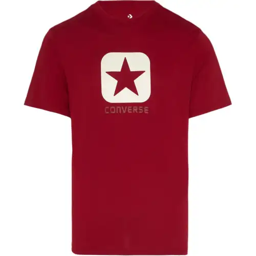 Converse T Shirts Men's Red Crew Neck