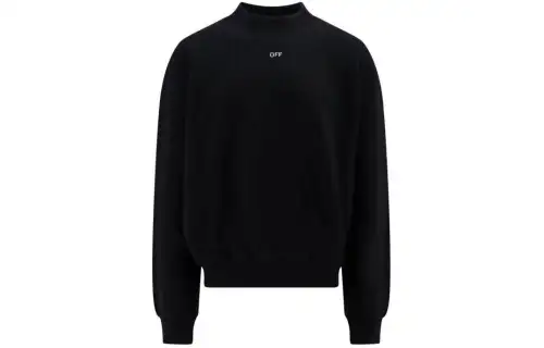 OFF-WHITE Logo-print Organic Cotton Sweatshirt