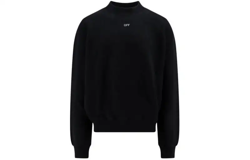OFF-WHITE Logo-print Organic Cotton Sweatshirt
