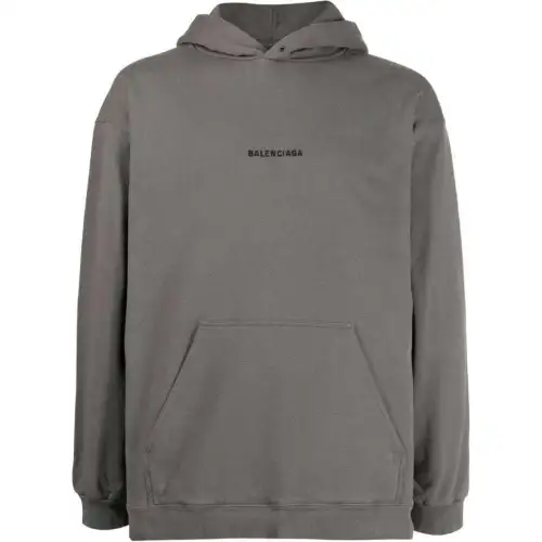 logo-print cotton hoodie