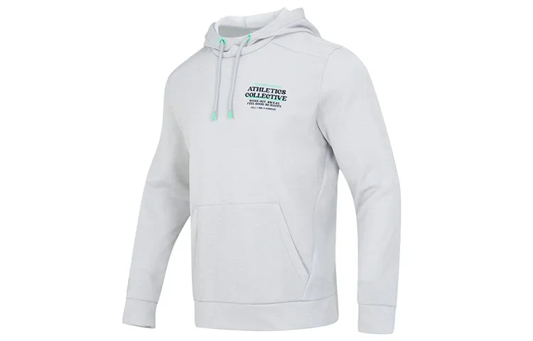 Under Armour Sweatshirts Men's Gray Hooded Moderate Regular