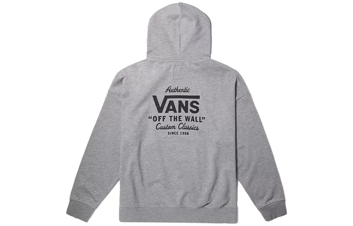 Vans Sweatshirts Unisex Gray Hooded (Non-detachable) Moderate