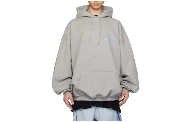 Vetements Sweatshirts Men's Gray Hooded Moderate Other