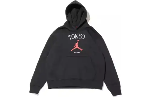 Jordan Sweatshirts Unisex Black Hooded Moderate Other
