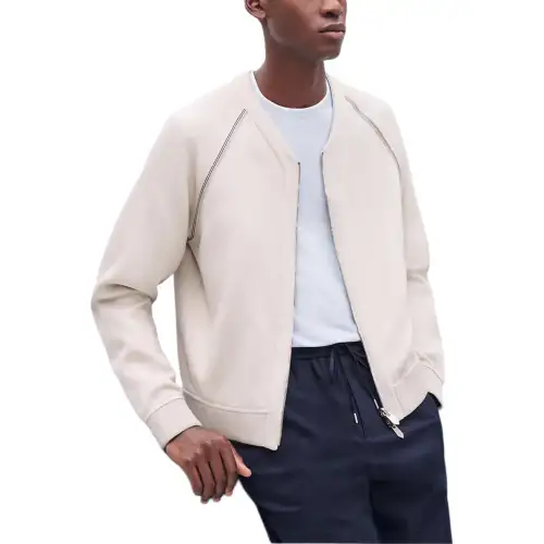 HERMES Jackets & Coats Men's Mist White