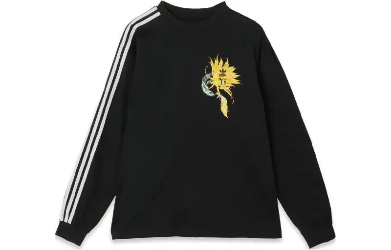 Adidas Originals X Yohji Yamamoto Adidas Originals X Y's Sweatshirts Unisex Black Crew Neck Moderate Regular