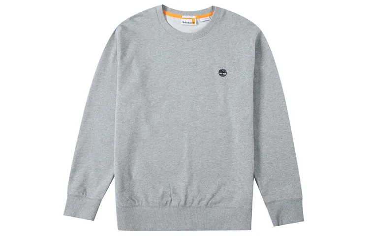 Timberland Sweatshirts Men's Gray Crew Neck Moderate Regular