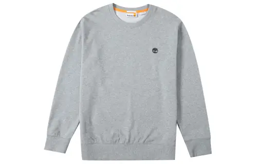 Timberland Sweatshirts Men's Gray Crew Neck Moderate Regular