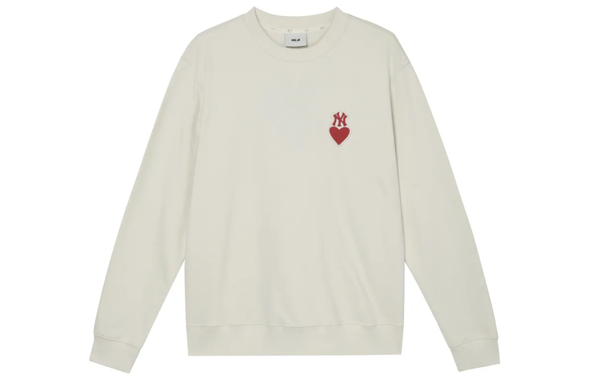 MLB Sweatshirt Unisex Milk White