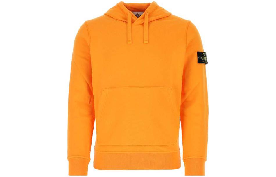 Мужское худи STONE ISLAND (оранжевое)