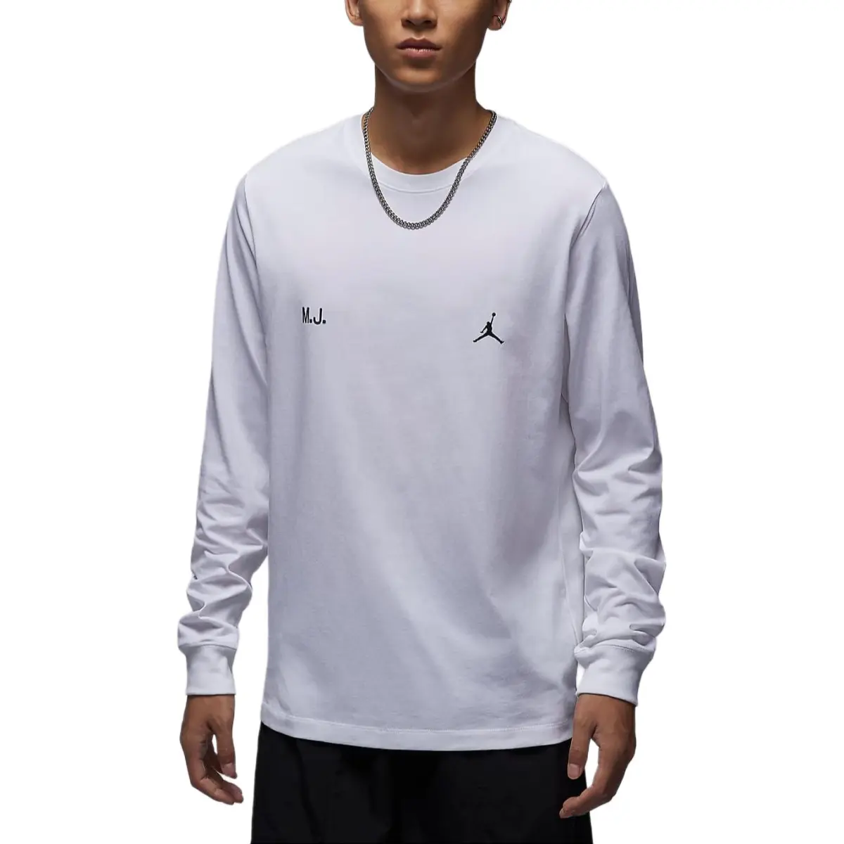 Jordan T Shirt Men's White/Black/Black