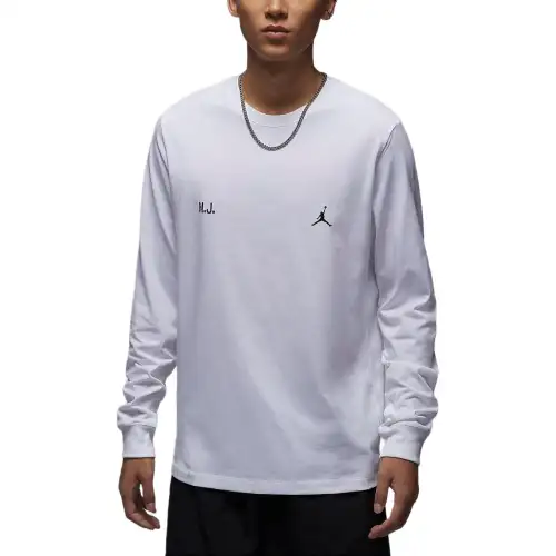 Jordan T Shirt Men's White/Black/Black