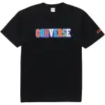 Converse T Shirts Unisex Black Crew Neck Moderate