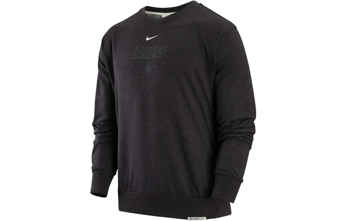 Nike Sweatshirts Men's Black Crew Neck Moderate Regular
