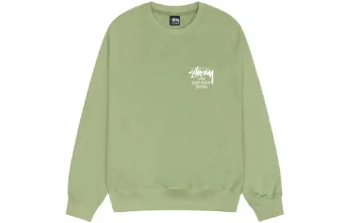Stussy Sweatshirts Unisex Green Crew Neck Moderate Other