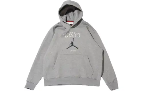 Jordan Sweatshirts Unisex Gray Hooded Moderate Other