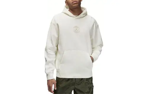 Jordan Paris Saint Germain Sweatshirt Men's Ivory White