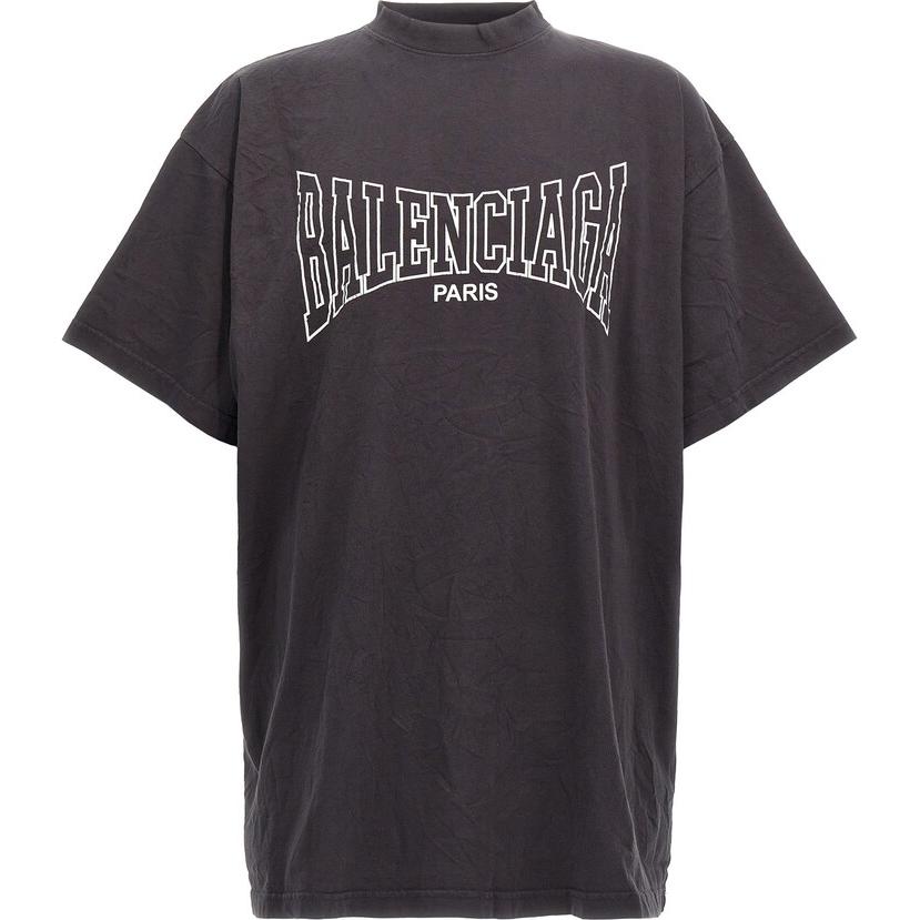 Мужская футболка Balenciaga T-Shirt (черная)