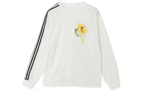 Adidas Originals X Yohji Yamamoto Adidas Originals X Y's Sweatshirts Unisex White Crew Neck Moderate Regular