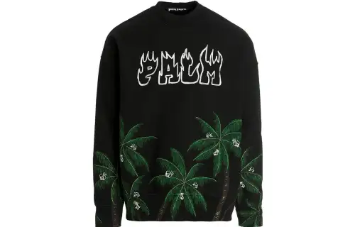 PALM ANGELS Palms & Skulls Vintage Crewneck