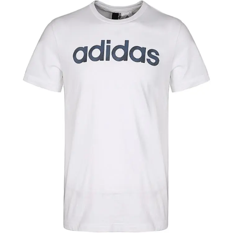 Adidas T-Shirts Men's White Crew Neck Moderate