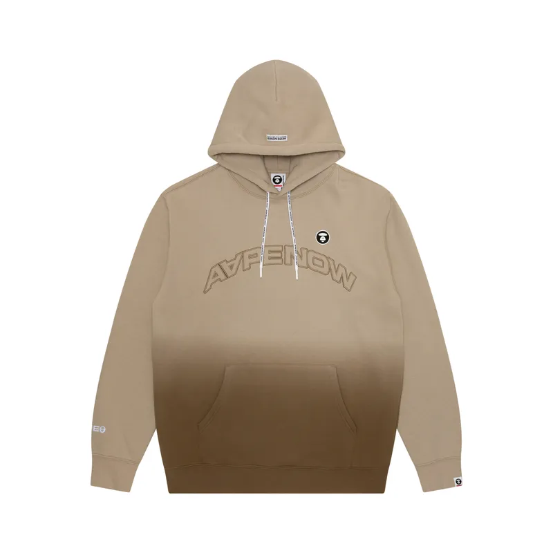Aape By *A Bathing APE® Logo embroidered Ombré Hoodie