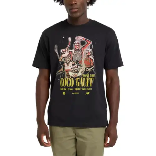 New Balance Coco Gauff World Tour T Shirt Men's Black