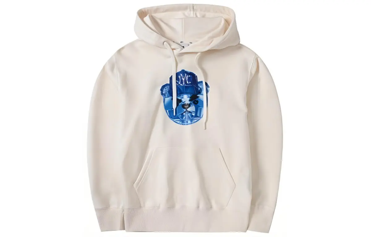 MLB New York Yankees Sweatshirts Unisex White Hooded (Non-detachable) Moderate