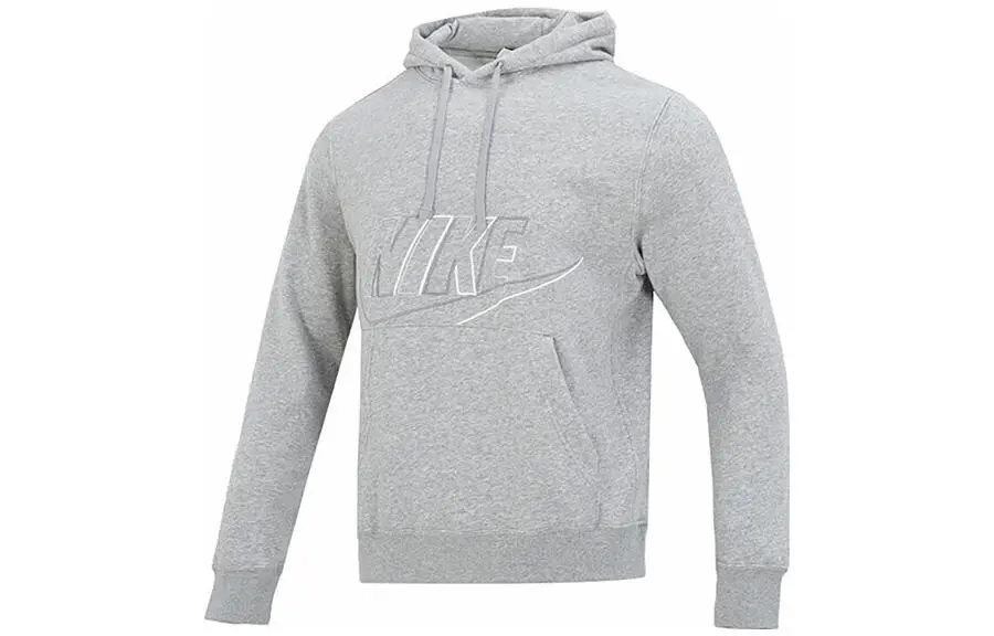 Nike Sweatshirts Men's Gray Hooded Moderate Other