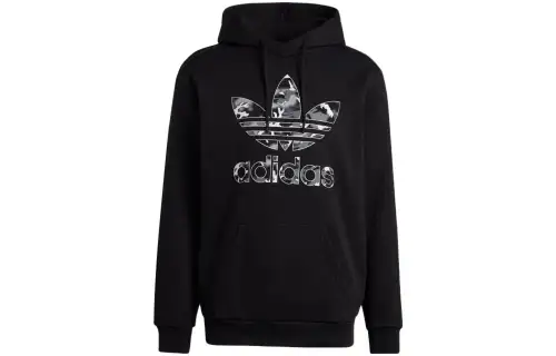 Adidas Originals Sweatshirts Men's Black Hooded Moderate Other