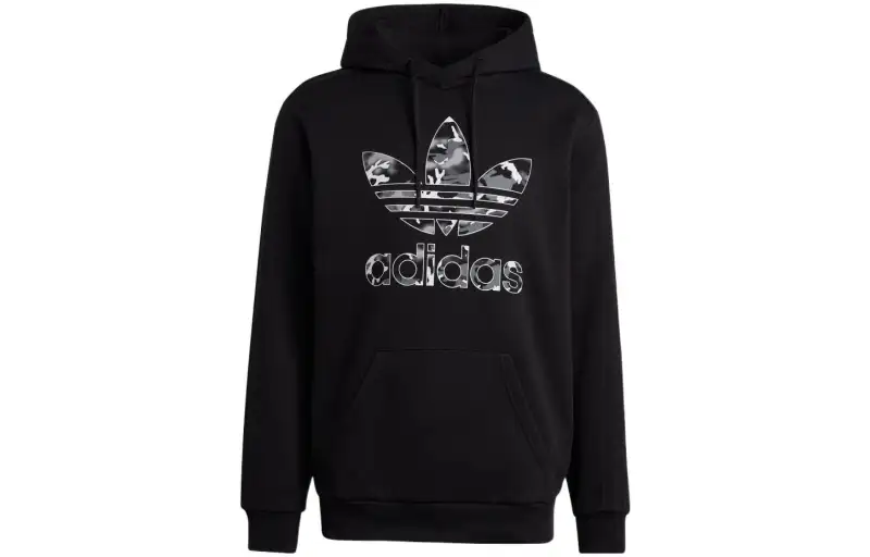 Adidas Originals Sweatshirts Men's Black Hooded Moderate Other