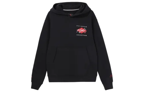 Jordan ESSENTIALS Sweatshirts Men's Black Hooded Moderate Regular