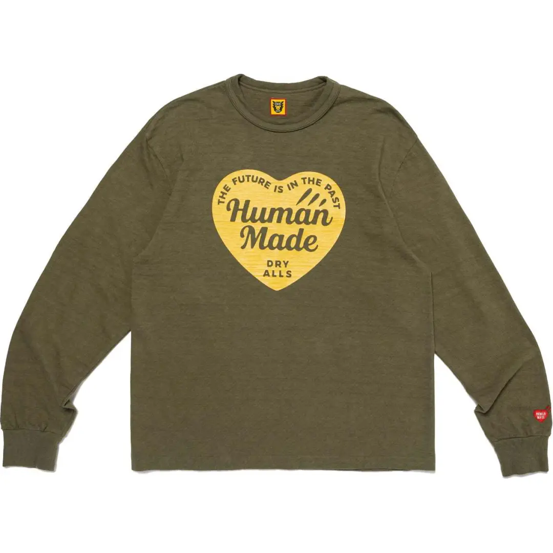HUMAN MADE T Shirts Unisex Crew Neck Moderate Straight Fit